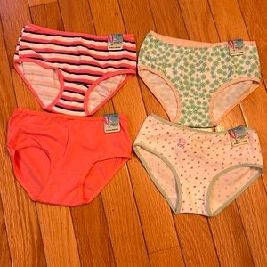 NWT set of 4 girls briefs